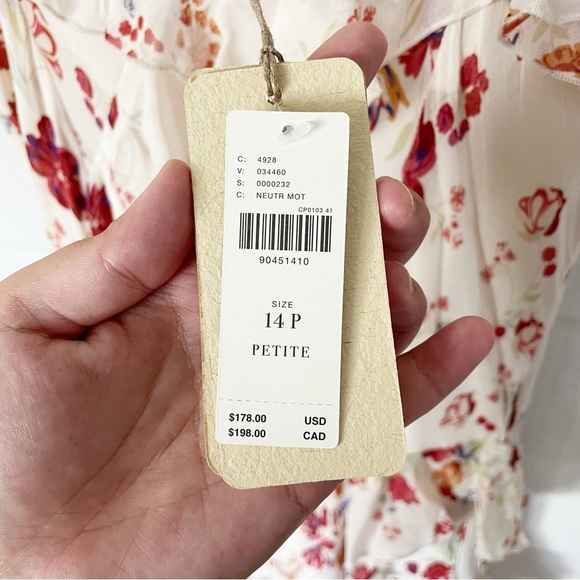 NWT Anthropologie Let Me Be Sleeveless Ruffle Floral
Maxi Dress Size 14 - Picture 12 of 15